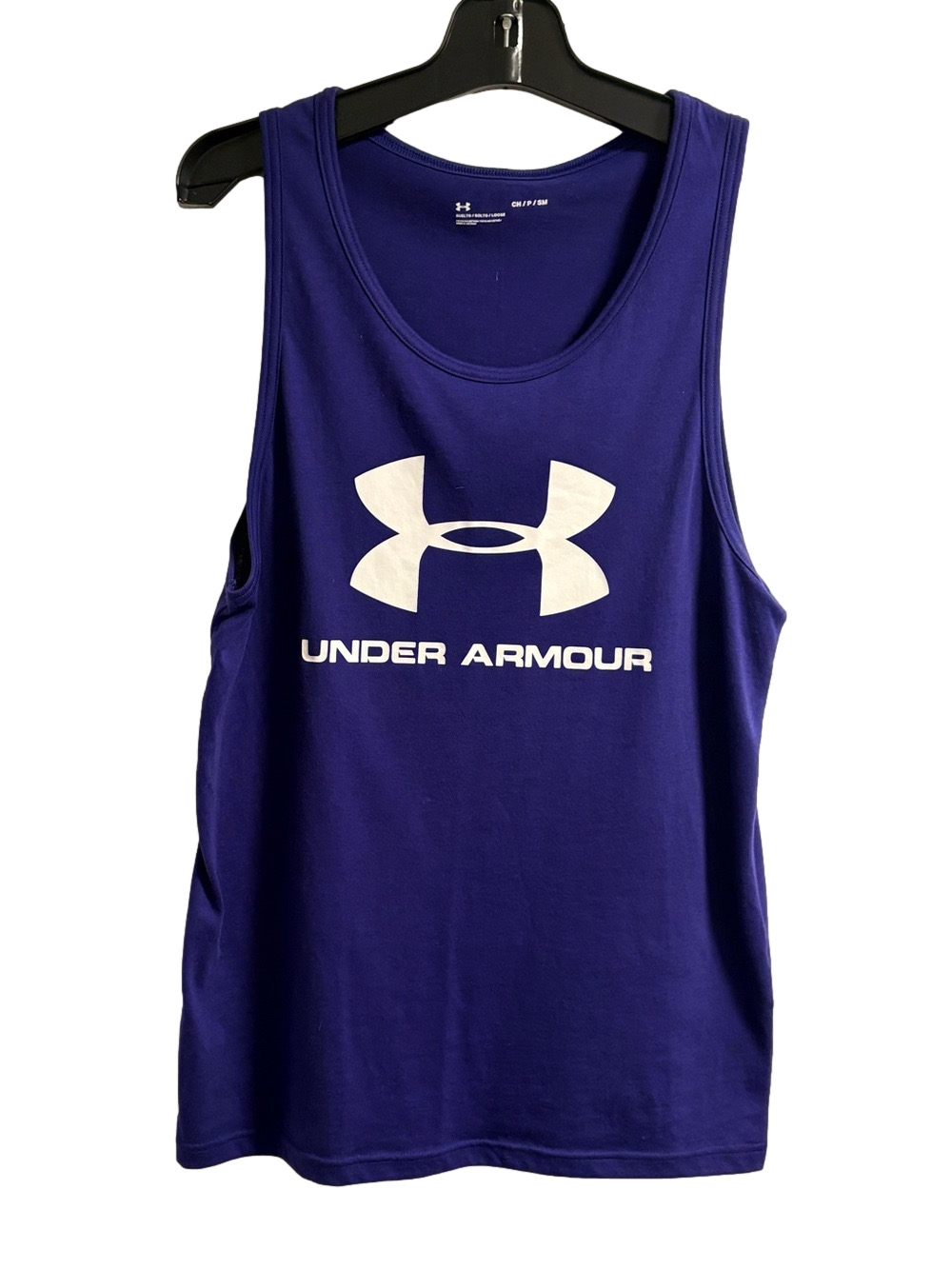 NWOT Under Armour Purple Tank with White Logo Size Small